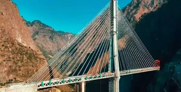 Anji Khad Bridge, Jammu and Kashmir