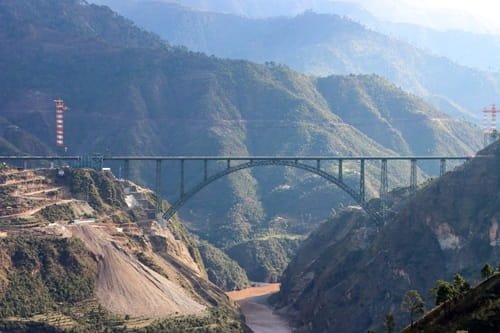 Chenab Railway Bridge, Jammu & Kashmir