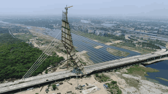 Signature Bridge, Wazirabad Delhi